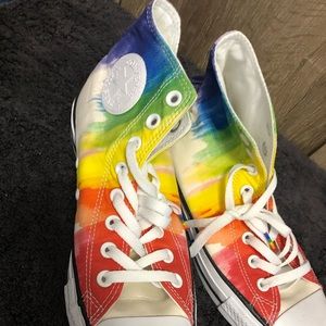 Happy World Pride Converse Hi-Tops
